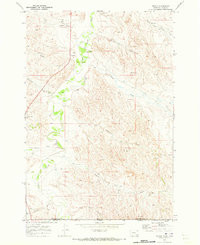 BIDDLE, MT-WY HISTORICAL MAP GEOPDF 7.5X
