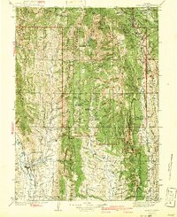 CAKEVILLE, WY HISTORICAL MAP GEOPDF 30X3