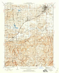 HARRISBURG, IL HISTORICAL MAP GEOPDF 15X