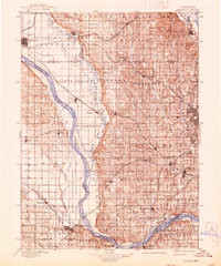 FREEMONT, NE-IA HISTORICAL MAP GEOPDF 30