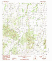 BUFFALO GAP, TX HISTORICAL MAP GEOPDF 7.