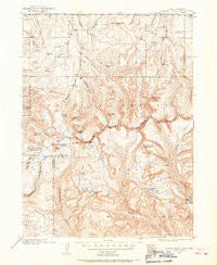 HAYDEN PEAK, UT-WY HISTORICAL MAP GEOPDF