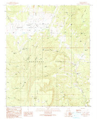 YOUNG, AZ HISTORICAL MAP GEOPDF 7.5X7.5