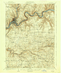 OIL CITY, PA HISTORICAL MAP GEOPDF 15X15