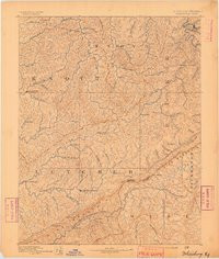 WHITESBURG, KY HISTORICAL MAP GEOPDF 30X