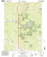 NEWHOUSE RIDGE, CA HISTORICAL MAP GEOPDF