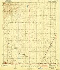 NEWMAN, NM-TX HISTORICAL MAP GEOPDF 15X1