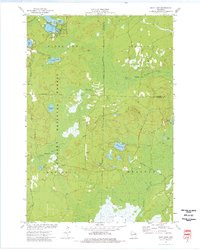 SHAY LAKE, WI HISTORICAL MAP GEOPDF 7.5X