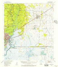 ORANGE, LA-TX HISTORICAL MAP GEOPDF 15X1