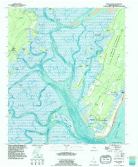 DOBOY SOUND, GA HISTORICAL MAP GEOPDF 7.
