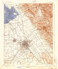 SAN JOSE, CA HISTORICAL MAP GEOPDF 15X15