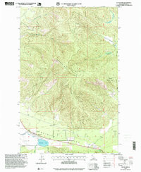 BLANCHARD, ID HISTORICAL MAP GEOPDF 7.5X