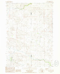 WOOD LAKE, NE HISTORICAL MAP GEOPDF 7.5X