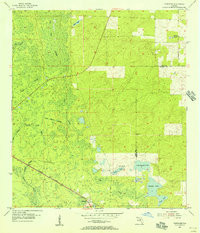 TIDEWATER, FL HISTORICAL MAP GEOPDF 7.5X