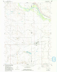 LYMAN, NE-WY HISTORICAL MAP GEOPDF 7.5X7