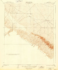 MONOCLINE RIDGE, CA HISTORICAL MAP GEOPD