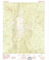 DURRWOOD CREEK, CA HISTORICAL MAP GEOPDF