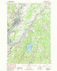 FAIRFIELD, ME HISTORICAL MAP GEOPDF 7.5X