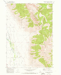 RAMSHORN CANYON, ID HISTORICAL MAP GEOPD