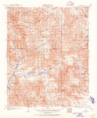 KERNVILLE, CA HISTORICAL MAP GEOPDF 30X3