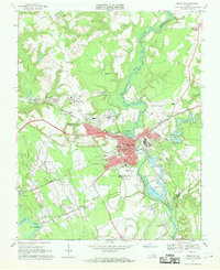 FRANKLIN, VA HISTORICAL MAP GEOPDF 7.5X7