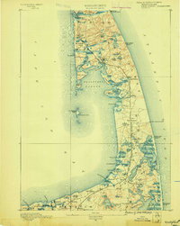 WELLFLEET, MA HISTORICAL MAP GEOPDF 15X1