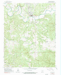 YELLVILLE, AR HISTORICAL MAP GEOPDF 7.5X