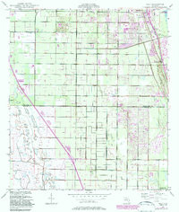 OSCEOLA, FL HISTORICAL MAP GEOPDF 7.5X7.
