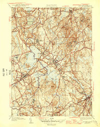 MEDFIELD, MA HISTORICAL MAP GEOPDF 7.5X7
