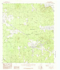 ZAVALLA, TX HISTORICAL MAP GEOPDF 7.5X7.