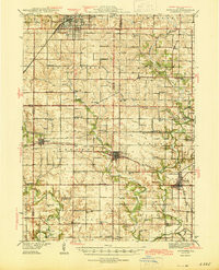 KEWANEE, IL HISTORICAL MAP GEOPDF 15X15
