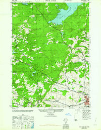 PECK LAKE, NY HISTORICAL MAP GEOPDF 7.5X