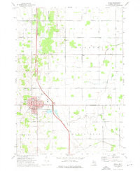 ITHACA, MI HISTORICAL MAP GEOPDF 7.5X7.5