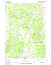 POISON MEADOWS, WY HISTORICAL MAP GEOPDF