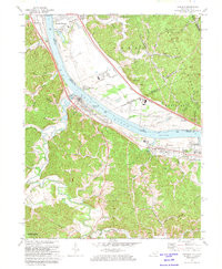 GREENUP, KY-OH HISTORICAL MAP GEOPDF 7.5
