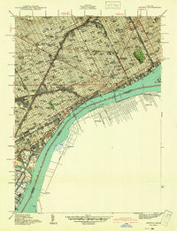 DETROIT, MI HISTORICAL MAP GEOPDF 7.5X7.
