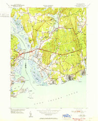 OLD LYME, CT HISTORICAL MAP GEOPDF 7.5X7