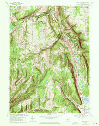 WEST DANBY, NY HISTORICAL MAP GEOPDF 7.5