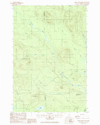 MIDDLE BROOK MOUNTAIN, ME HISTORICAL MAP