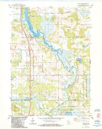 ENDEAVOR, WI HISTORICAL MAP GEOPDF 7.5X7