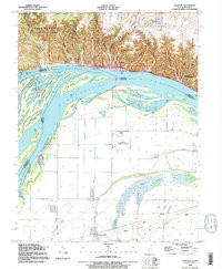 GRAFTON, IL-MO HISTORICAL MAP GEOPDF 7.5