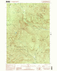 OLD SPECK MOUNTAIN, ME HISTORICAL MAP GE