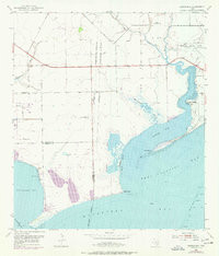 TURTLE BAY, TX HISTORICAL MAP GEOPDF 7.5