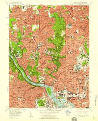 WASHINGTON WEST, DC-MD-VA HISTORICAL MAP