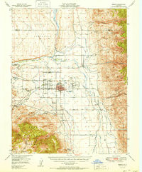 BISHOP, CA HISTORICAL MAP GEOPDF 15X15 G