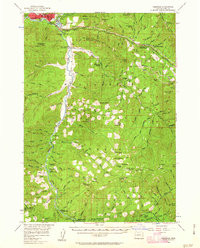 OAKRIDGE, OR HISTORICAL MAP GEOPDF 15X15