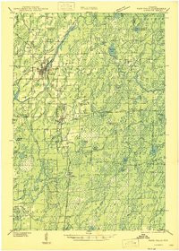 PARK FALLS, WI HISTORICAL MAP GEOPDF 15X