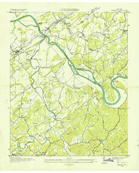 VONORE, TN HISTORICAL MAP GEOPDF 7.5X7.5