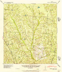 BOTELLA CREEK, TX HISTORICAL MAP GEOPDF