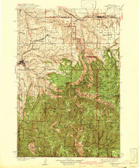 POMEROY, WA-OR HISTORICAL MAP GEOPDF 30X